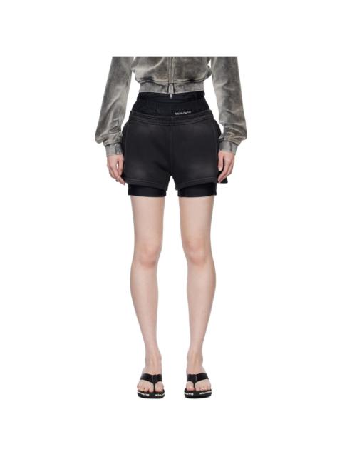 alexanderwang.t Black Pre-Styled Boxer Brief Shorts