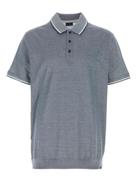 Paul & Shark striped-detail polo shirt