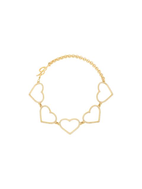 Gold Hearts Choker