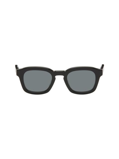 Thom Browne Black Acetate Rectangular Sunglasses