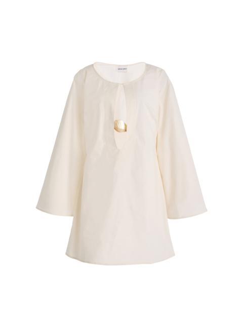 MARLIES GRACE Exclusive Ocean Cotton Mini Dress white