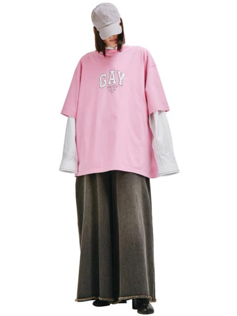 BALENCIAGA PRIDE BOXY T-SHIRT (LIGHT PINK)