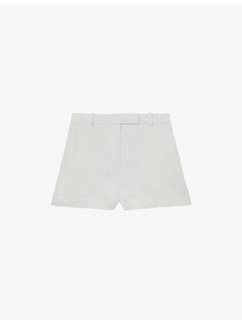 REISS Alyx Tailored Linen-Blend Shorts