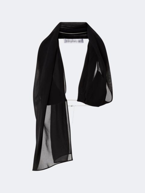 CHRISTOPHER ESBER Silk scarf bra top