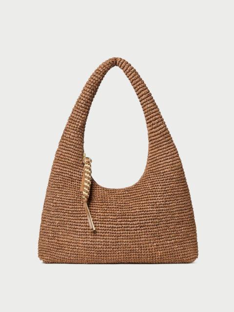 LOEFFLER RANDALL Willow Brown Woven Hobo Bag