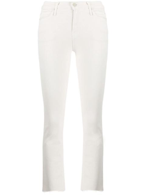 MOTHER flared cropped jeans