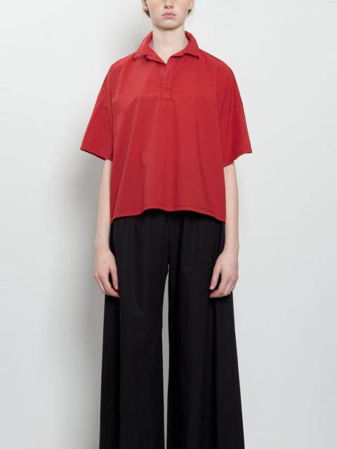 LABO.ART Flora Sushi Poplin Top — Magenta
