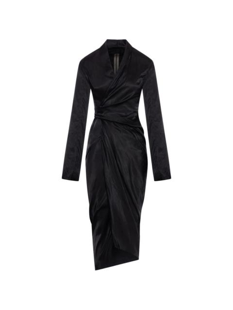 Rick Owens draped-tie dress