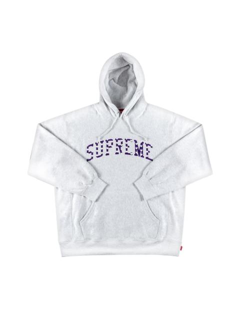 Supreme Supreme Hearts Arc Hooded Sweatshirt 'Ash Grey'