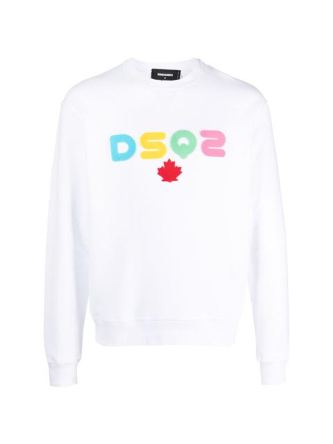 logo-appliqué cotton sweatshirt