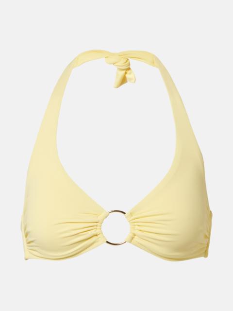 MELISSA ODABASH Brussels ring-detail bikini top
