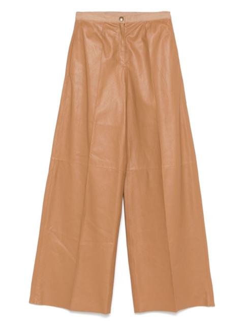 forte_forte leather trousers