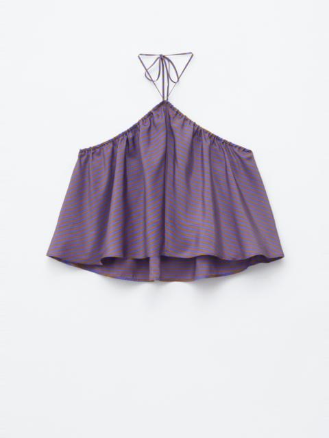 & Other Stories Silk Halterneck Top
