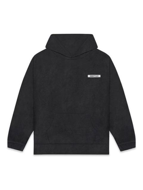 ESSENTIALS Fear of God Essentials FW20 Polar Fleece Hoodie 'Black' FOG-FW20-338