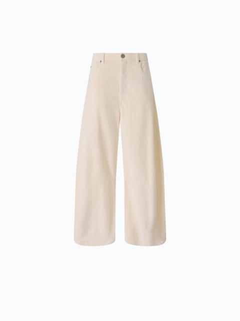 PINKO BARREL-FIT CORDUROY TROUSERS