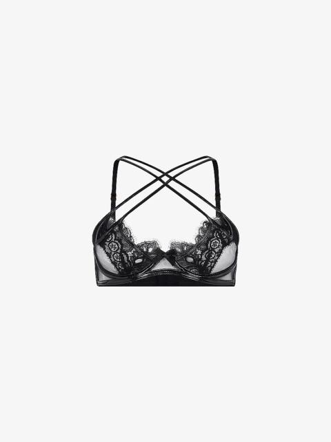 Agent Provocateur Ariella Plunge Underwired Lace Mesh Bra