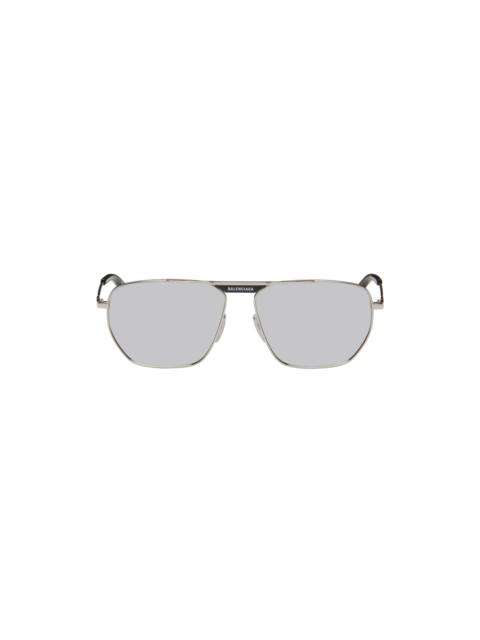 BALENCIAGA Silver Tag 2.0 Navigator Sunglasses