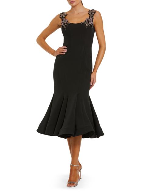 MAC DUGGAL Women's Embellished Trumpet Cocktail Dress - Black