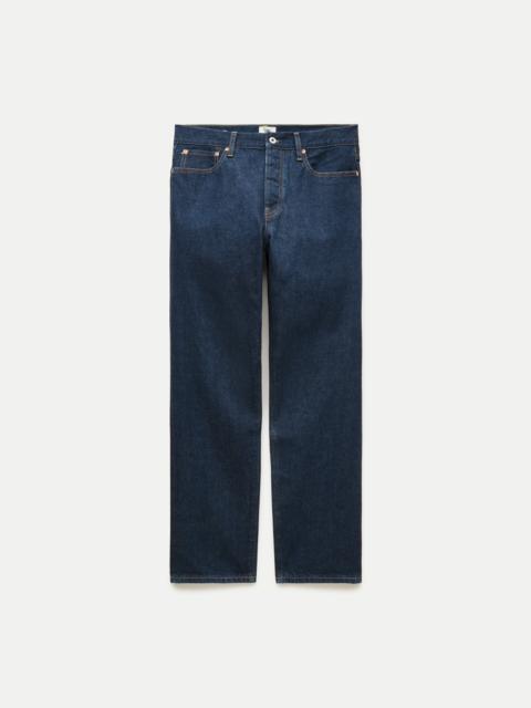 J.CREW Classic Straight jean in resin-rinse Japanese selvedge denim