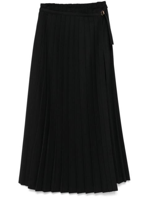AMI Paris pleated maxi skirt