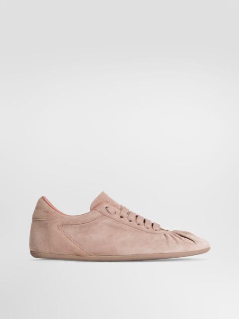 Dolce & Gabbana Soft ballet sneakers in split calfskin