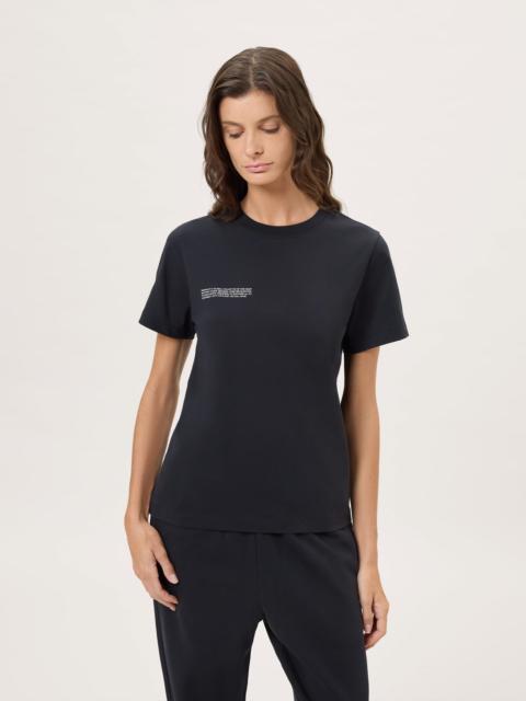 PANGAIA Womens Midweight T-Shirt - Black