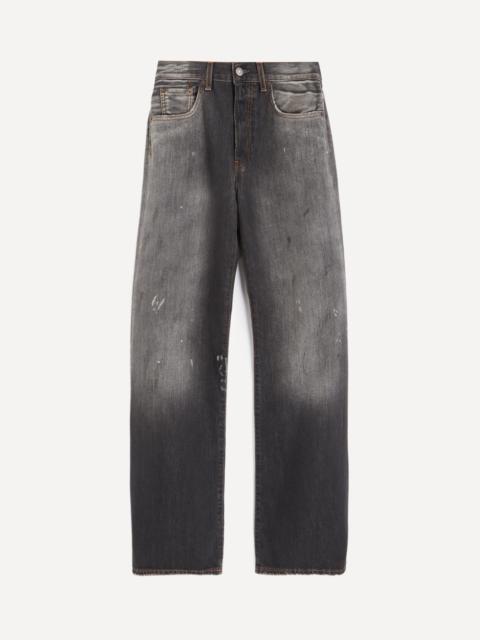 Acne Studios Trafalgar Straight-Leg Distressed Jeans