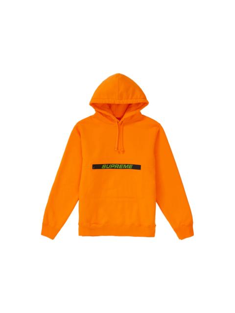Supreme Supreme Zip Pouch Hooded Sweatshirt Orange