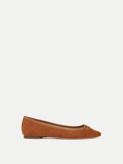 VERONICA BEARD CATHERINE SUEDE BALLET FLAT