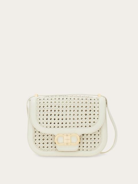 FERRAGAMO Double Gancini North-South crossbody bag