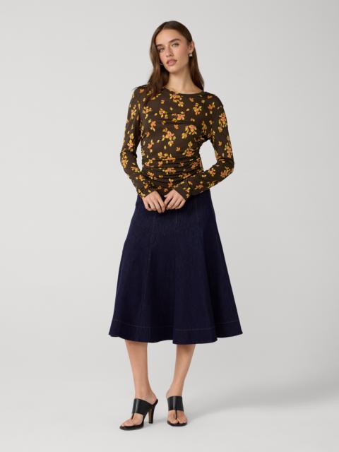 DIANE VON FURSTENBERG Perfect Long Sleeve Top