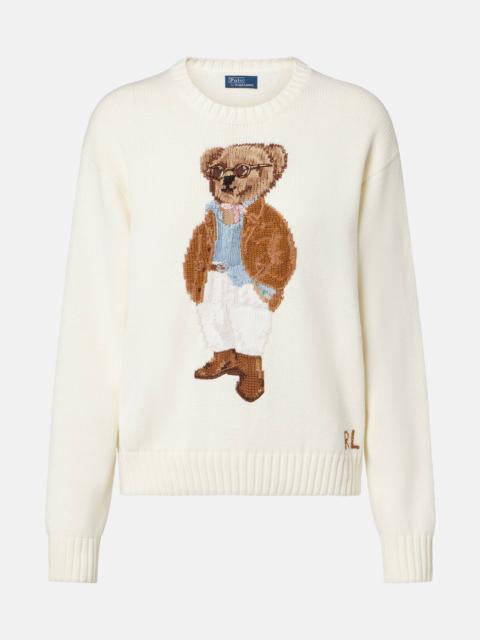 Polo Ralph Lauren Polo Bear intarsia cotton sweater
