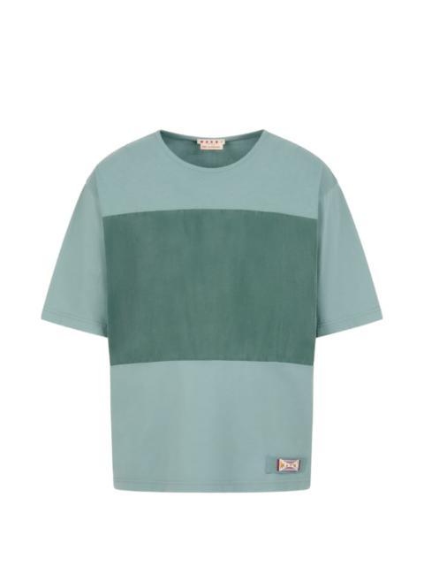 Marni colour-block logo T-shirt