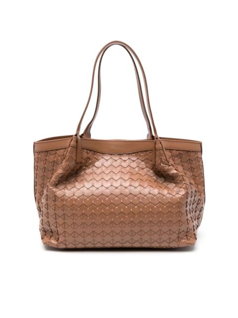 Serapian small Secret Mosaico leather tote bag