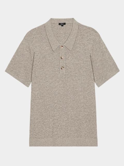 Rails Men's Linden Diamond Cotton Knit Polo Shirt