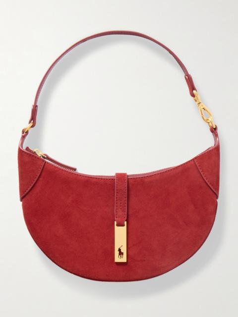 Polo Ralph Lauren Polo Id Mini Suede Shoulder Bag