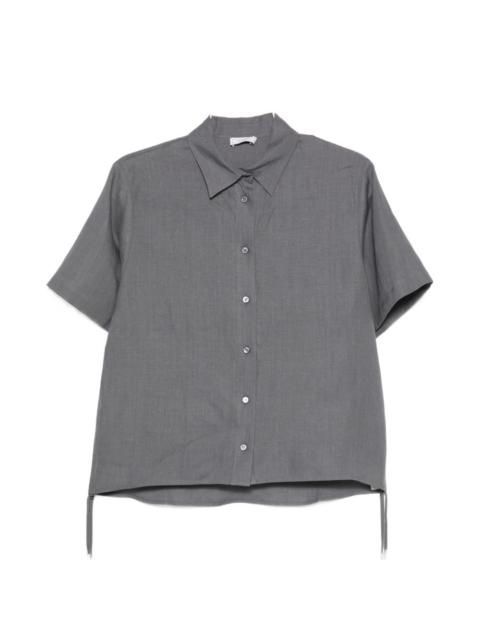PESERICO drawstring-hem short-sleeve shirt