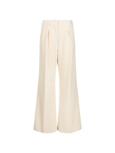 JACQUEMUS wide-leg flared trousers