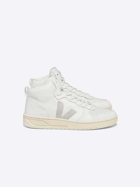 VEJA V-15 LEATHER WHITE