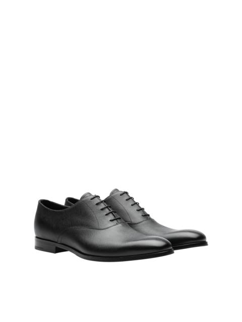 Prada Saffiano leather Oxford shoes