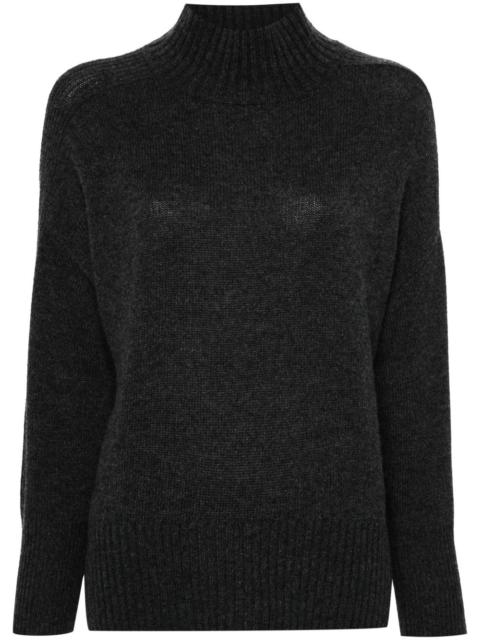 Allude mock-neck cashmere sweater