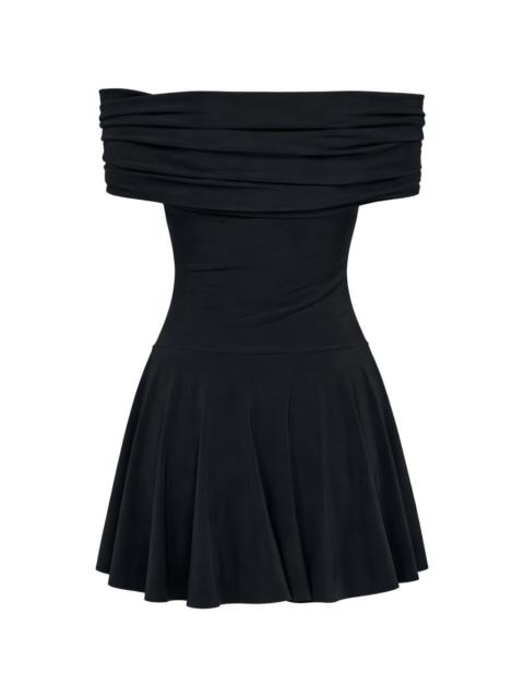 NORMA KAMALI off-shoulder mini dress