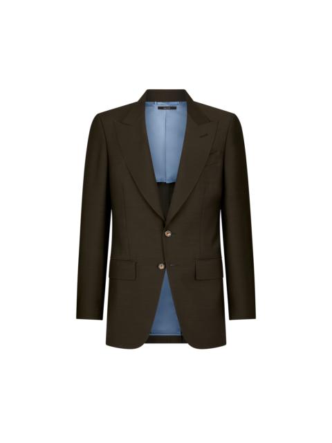 TOM FORD ORGANZA SILK POPLIN ATTICUS JACKET