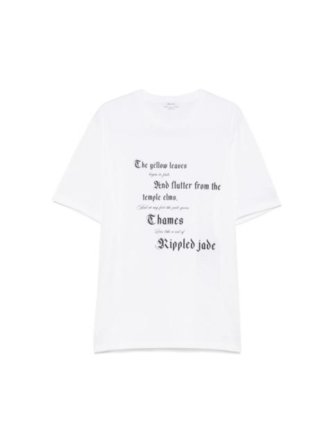 text-print T-shirt