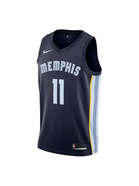 Nike Nike NBA Team limited Jersey SW Fan Edition Gray Memphis Grizzlies 11 Navy Blue Dark blue 864485-420