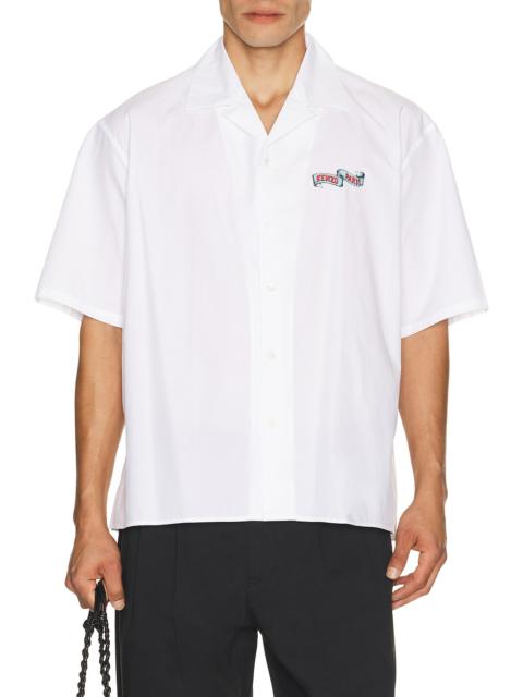 KENZO Jumping Tiger Hawaiian Short Sleeve Shirt