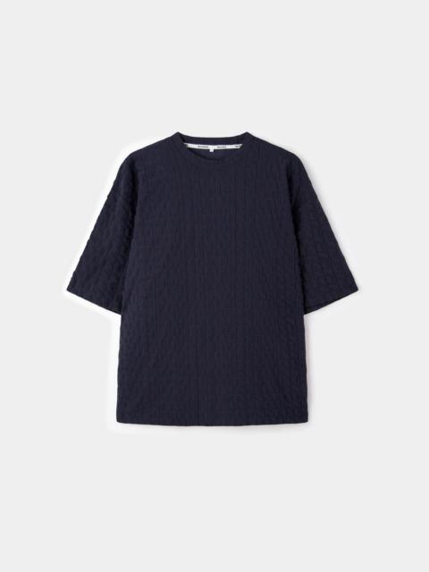 SUNNEI ALLOVER LOGO T-SHIRT / dark navy