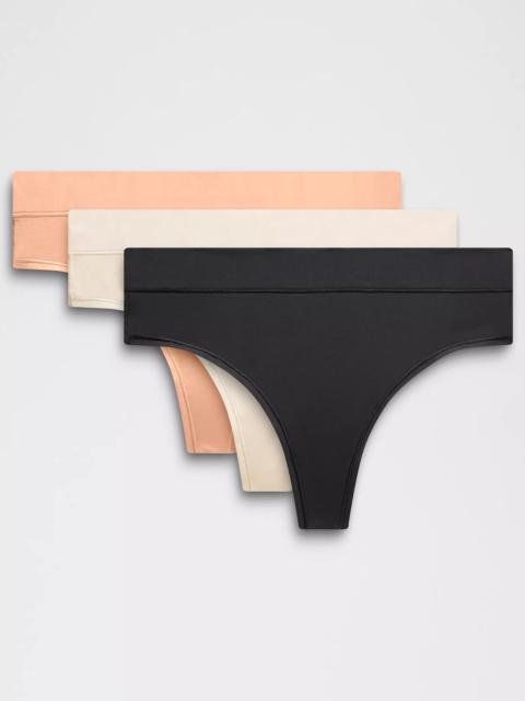 lululemon UnderEase High-Rise Thong Underwear *3 Pack
