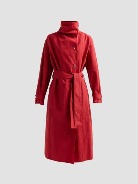 Proenza Schouler Women's Corey Cotton-Blend Trench Coat - Brick