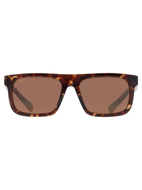 Maui Jim Maui Jim Opio Bronze Square Men's Sunglasses MJ0616S 025 56